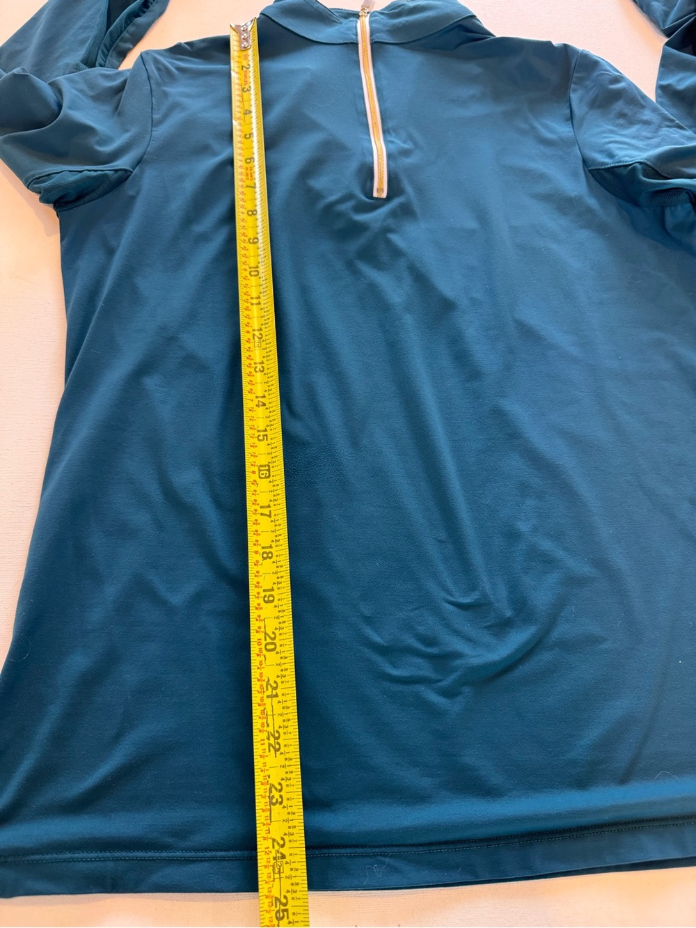 Tailored Sportsman Icefil 1/4 Zip Equestrian Riding Sun Shirt - Women’s L - Teal - Picture 11 of 13